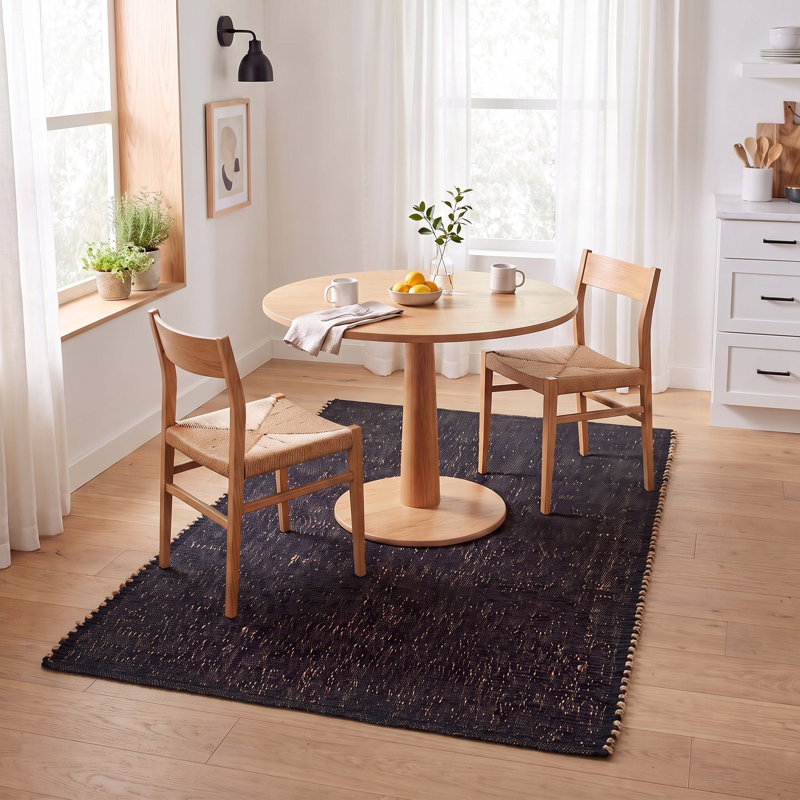 Tapis campagnard en jute et coton Colston, Rectangle 4 pi x 6 pi