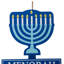 Piquet de jardin Menorah en bois