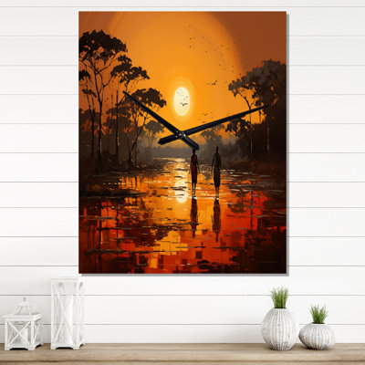 Irram - African Wall Clock Oversized