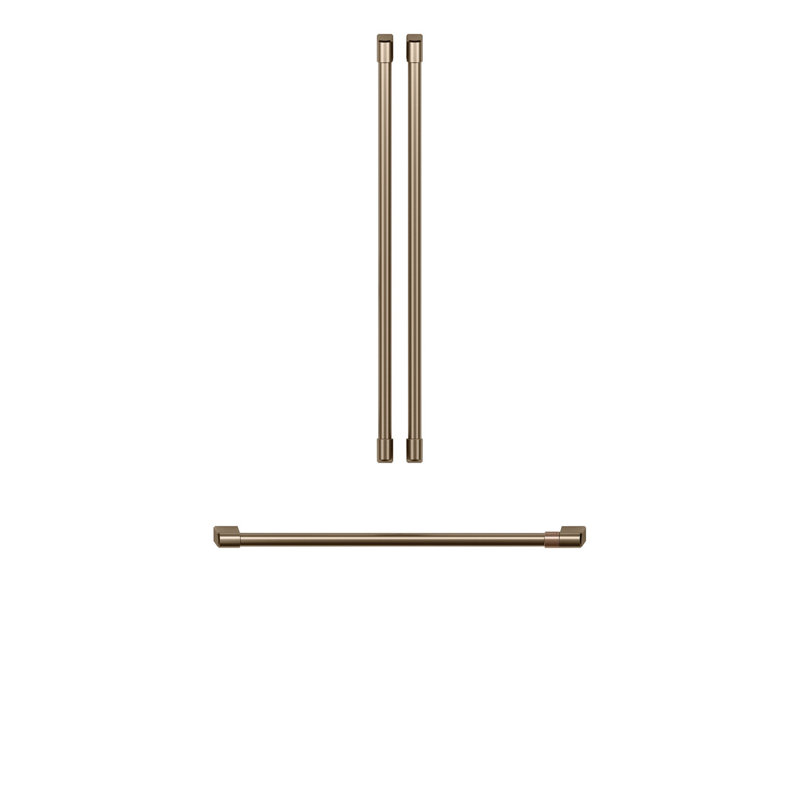 Refrigerator Handle Kit, Brushed Bronze