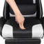 Blue Elephant Faux Leather Swiveling PC & Racing Game Chair with Footrest