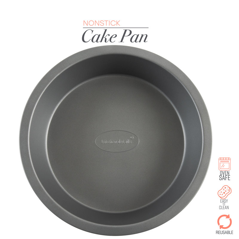 9.5 Inch Gray Non-Stick Round Carbon Steel Cake Pan