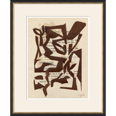Katagami II Framed Graphic Art
