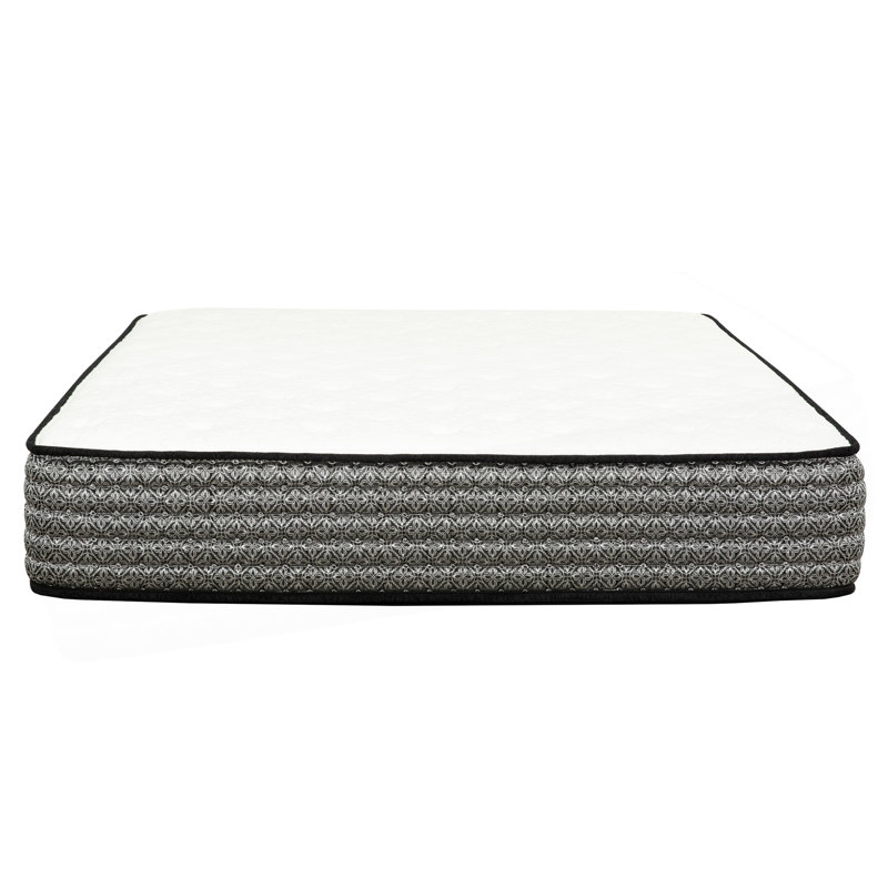 Matelas hybride pour lit très grand 12 po, mousse viscoélastique imprégnée de gel et matelas à ressorts ensachés, technologie de refroidissement, transfert à faible mouvement