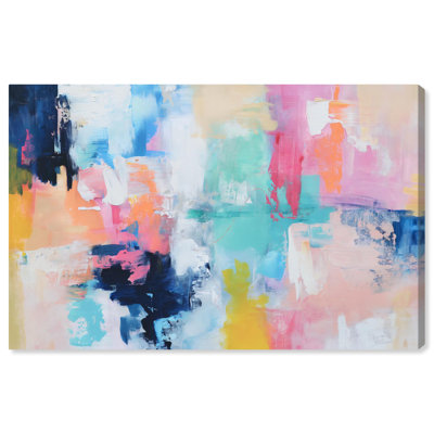 «Fluid Drift Canvas Maximalist Abstract» par Art Remedy