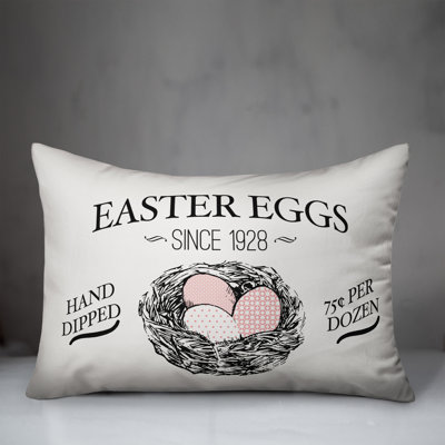 Easter Easter Eggs Lumbar Pillow