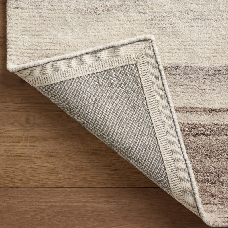 Amber Lewis x Loloi Rocky Ivory / Dove Area Rug, Rectangle 11'6" x 15'