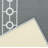 Custom Size Runner Rug Chain Bordered Grey Low Pile Slip Resistant Runner Rugs by Feet-1116117366