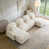 Beige White+4Seat+2Ottoman