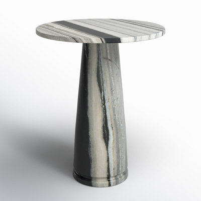 Alysson 21" Genuine Marble End Table