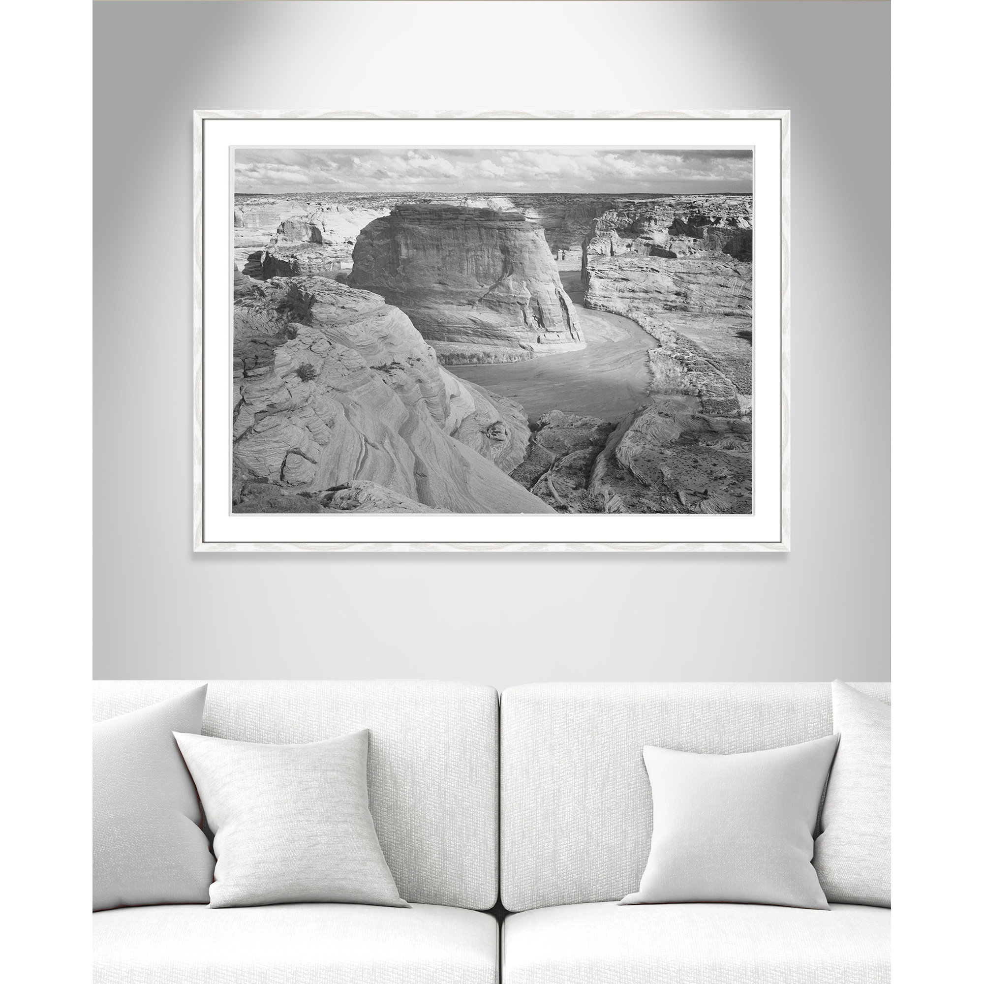 Canyon De Chelly Arizona 2 by Adams, White, 29.5" H x 41.5" W x 0.75" D
