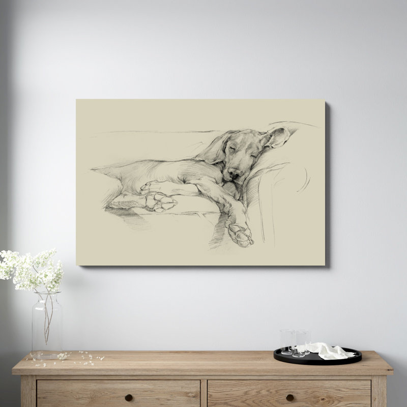 Dog Days I by Ethan Harper - Print on Canvas, 32" H x 48" W, Wrapped Canvas, No Frame