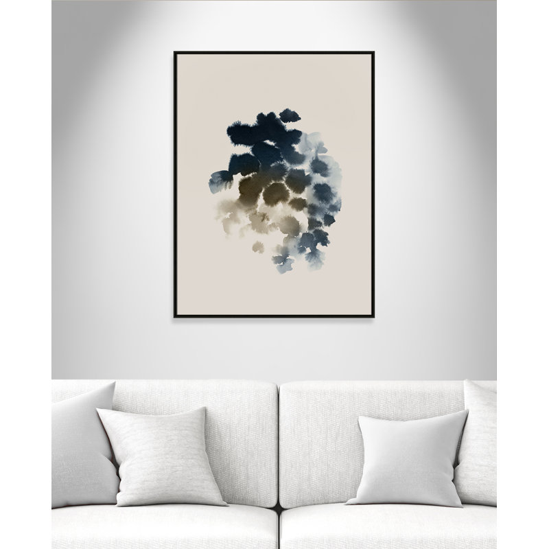 «Emerald Azure II» par Casa Fine Arts, H 49,5 po x l 37,5 po, Espresso