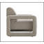 Fauteuil d'appoint en chenille avec ressorts ensachés et structure intérieure en bois, parfait pour les salons modernes et la détente.