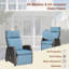 Chaise de patio inclinable avec coussins Sisto Zerline-1814643646