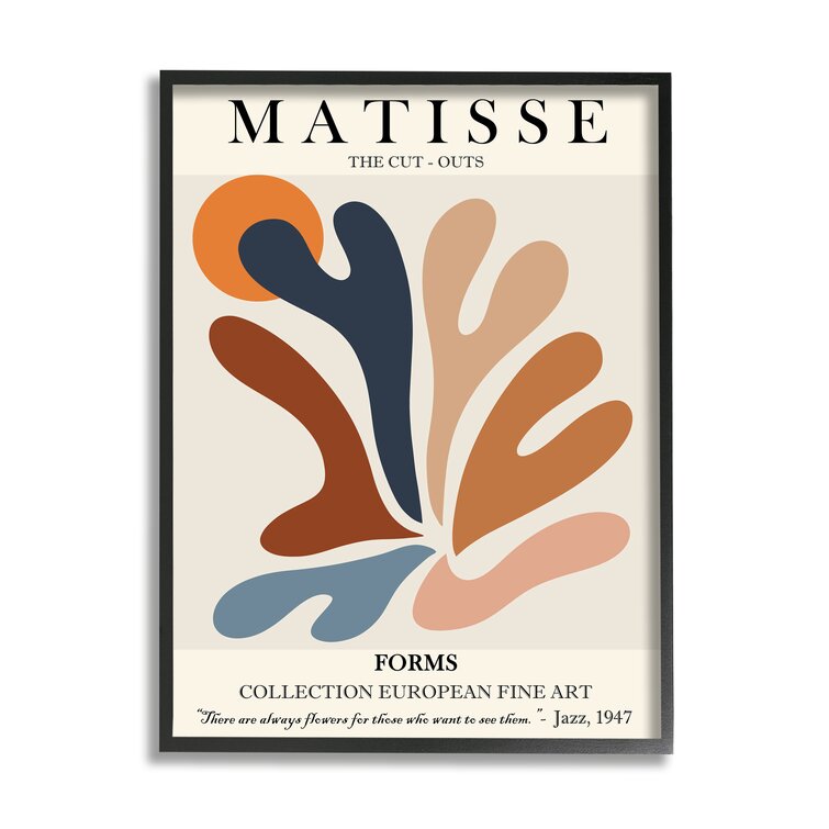 Matisse Abstract Cut Out Forms Traditional Painting - Graphic Art