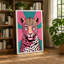 Pop Leopard Modern - Wrapped Canvas-131236147-131236151