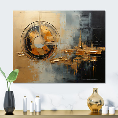 Golden Gleam IV - impression sur métal