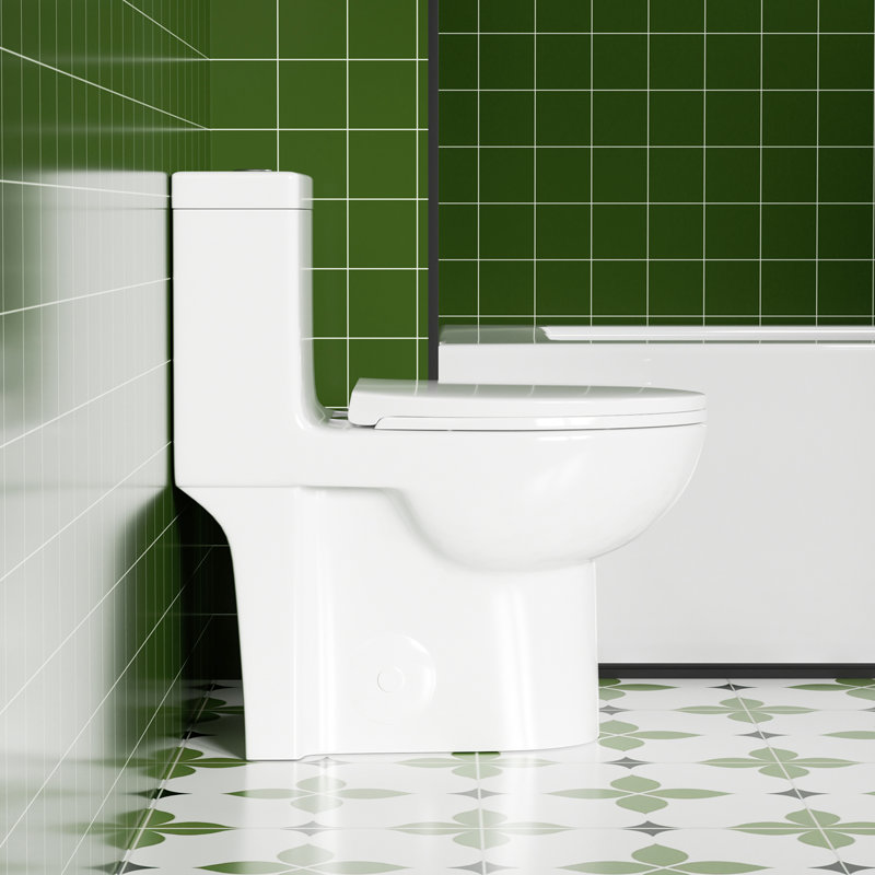 1.28 Toilet, Gloss White 003, Water Saving, Comfortable, One Piece , Fascinating