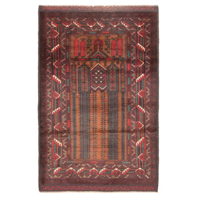 Teimani Brown Rug 2'11" x 4'6"