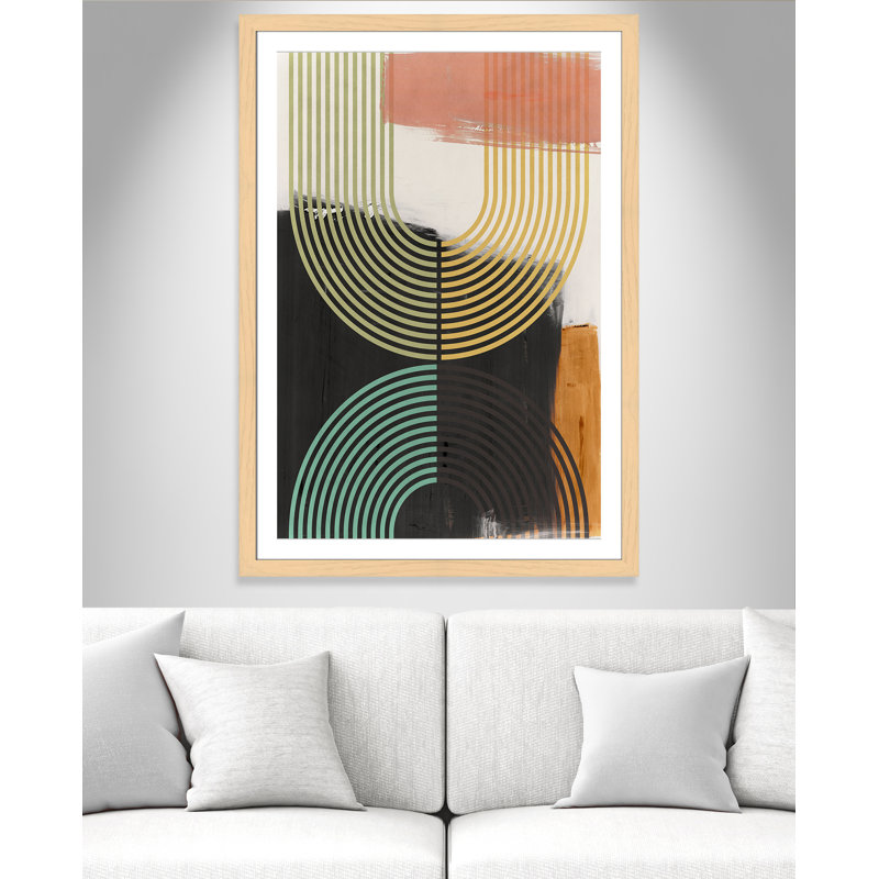 «Bolded II» par Isabelle Z, L 35 po x H 49 po, Matted Print, Naturel