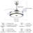 Varee 42'' Ceiling Fan with LED Lights