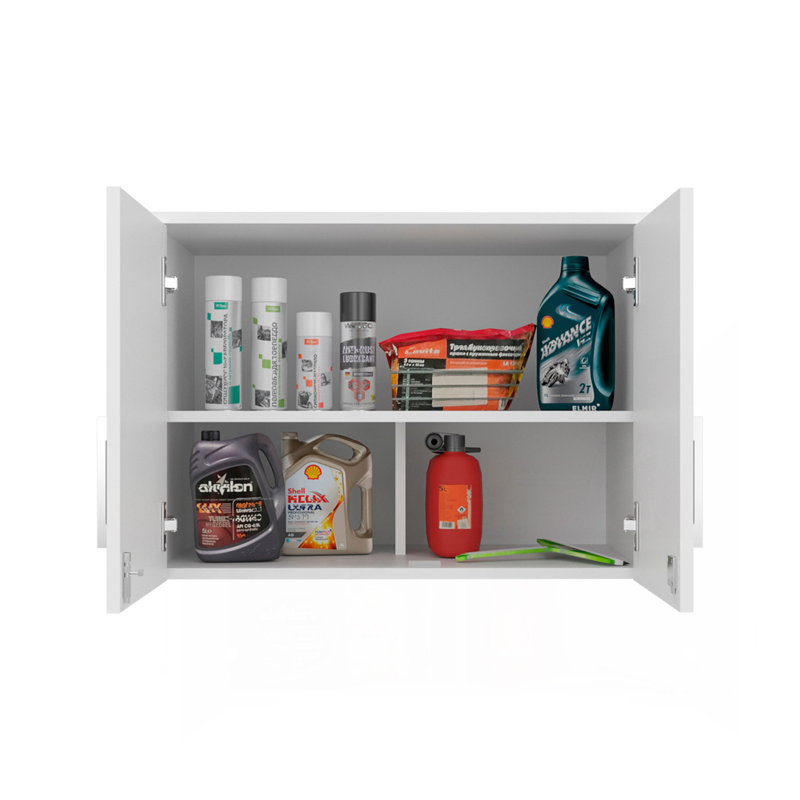 Danbury Storage Cabinet-Wall Cabinet, White