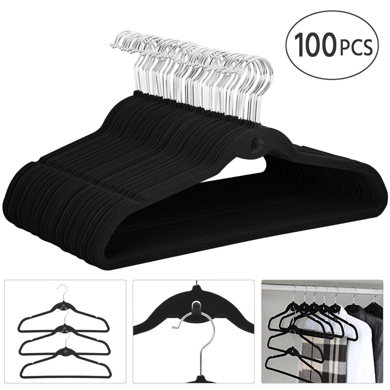 Lopp Non-Slip Heavy-Duty Velvet Standard Hangers