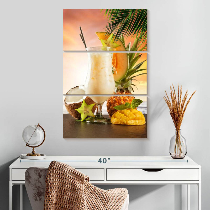 Yarlin cocktail près de la plage, H 32 po x l 20 po
