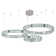 D15.7''x D23.6''x D31.5'',3 Layer Ceiling Pendant Lamp Ring Embedded Led  Dimmable 2700k-6000k