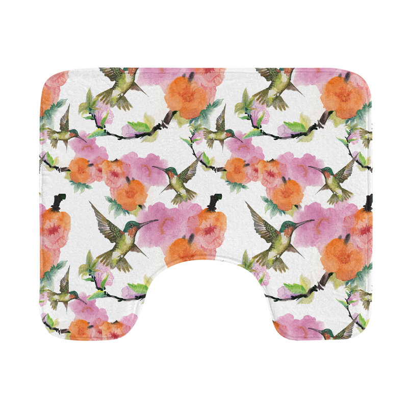 Tapis de salle de bain en U 20 po x 16 po  Hummingbird