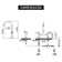 Selected Bridge Double Handles Kitchen Faucet With Side Spray
