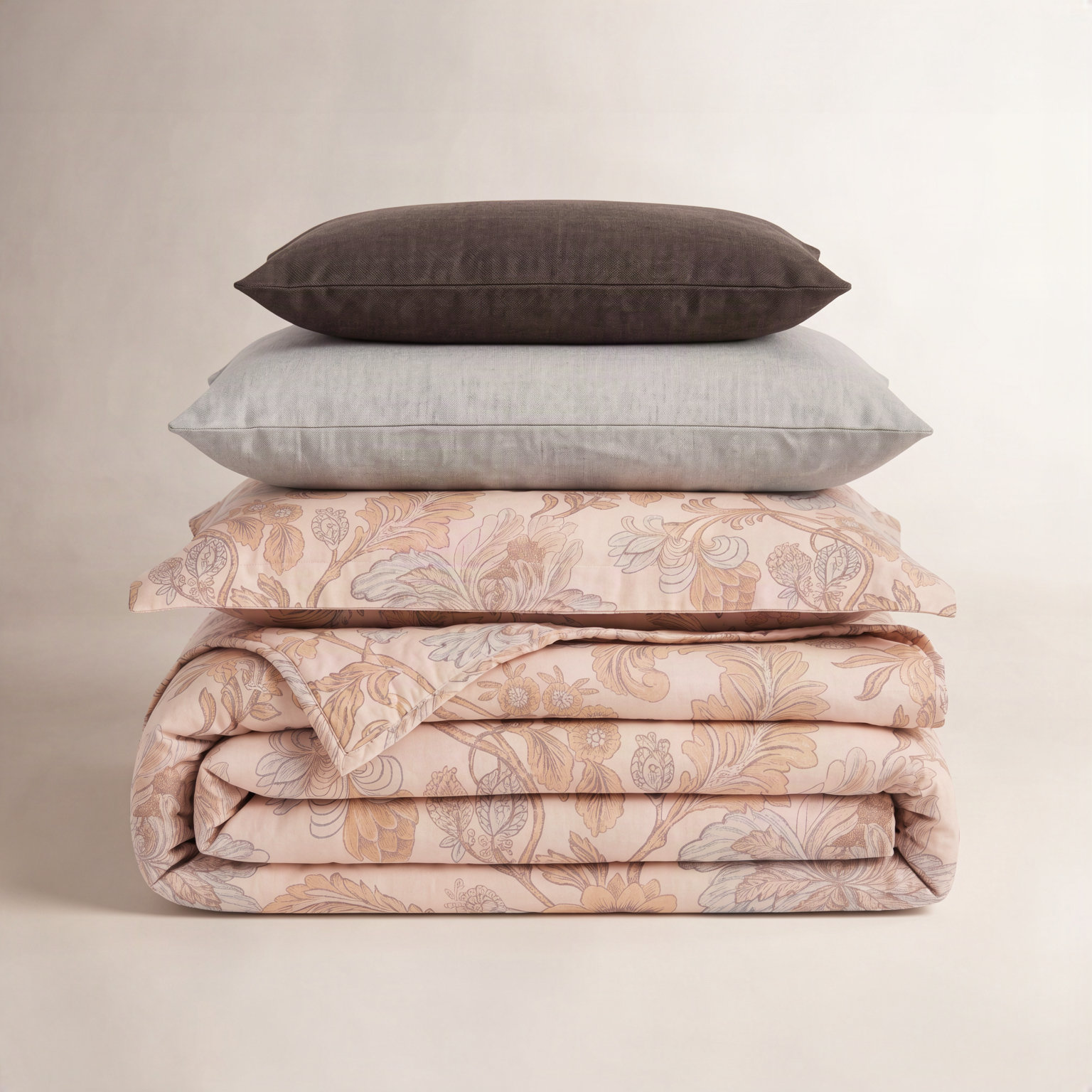 Margorie Duvet Cover Set, California King Duvet + 2 Shams + 2 Throw Pillows