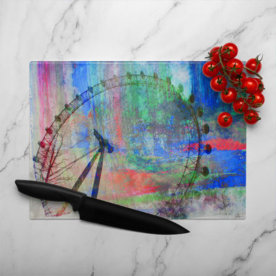 London Eye Glass Chopping Board