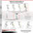 4 Piece Steel Nylon Caster Set