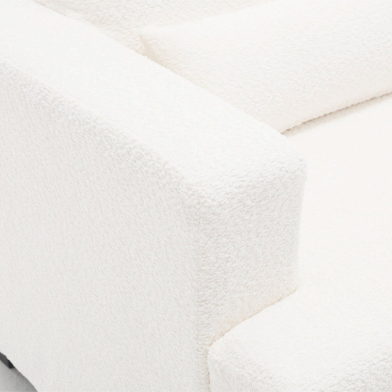 Anurima Upholstered 63'' Loveseat, White