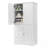 Tall And Wide Storage Cabinet With Doors For Bathroom/Office, Three Drawers, Maximizing Organization And Space Efficiency-775715734