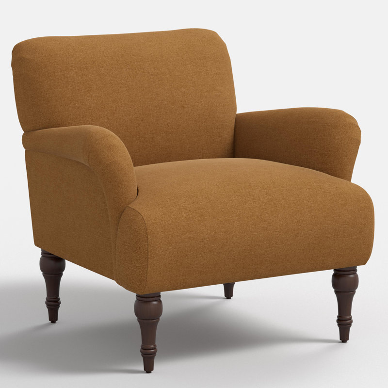 Fauteuil Elodie, Mélange de polyester brun