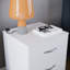 Maybery 3 - Drawer Bedside Table Nightstand-271345821