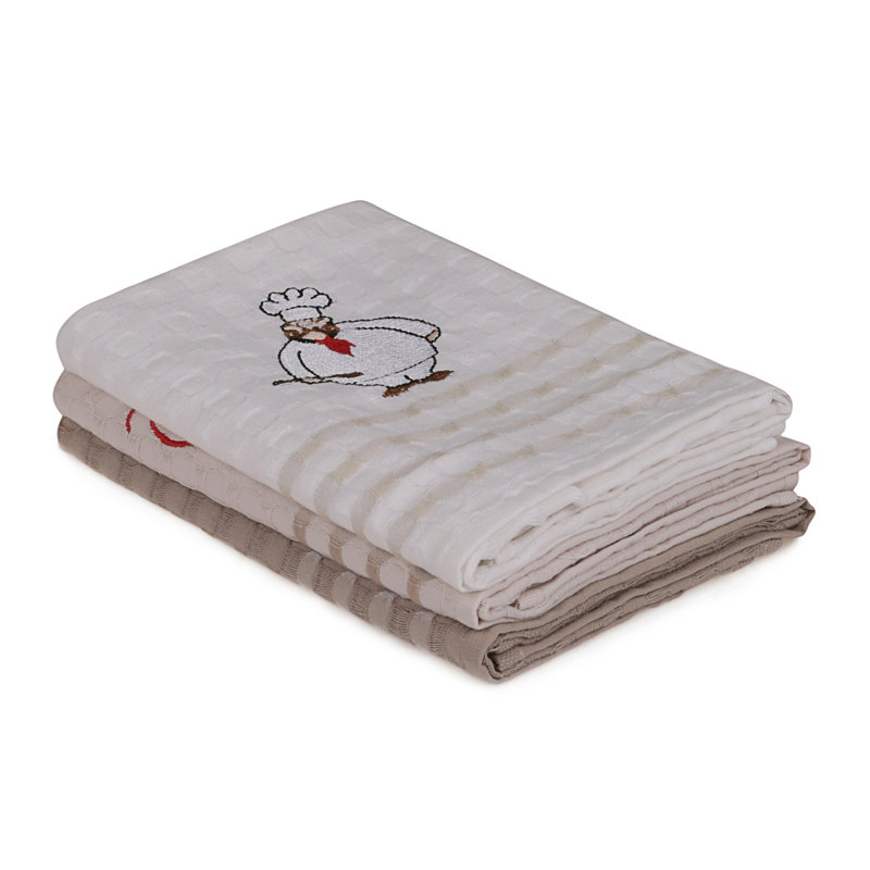 Ensemble de serviettes 3 pièces 100% coton