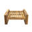 Modern 3-Piece Acacia Wood Outdoor Lounge Set With Deep Seating Cushions, Patio Chair With Ottoman And Side Table-828384423