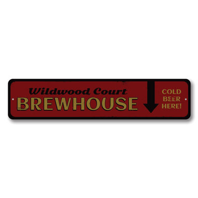 Brewhouse Custom Aluminum Sign