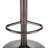 Upholstered Adjustable Height Counter Stool-1214929508