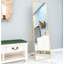 Miroir doré pleine longueur, cadre en alliage, 65,07 po x 24,09 po, 3,04 po, cadre de 25 lb