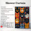 Rideau de douche standard 1 pièce Feline Flow-1933260047