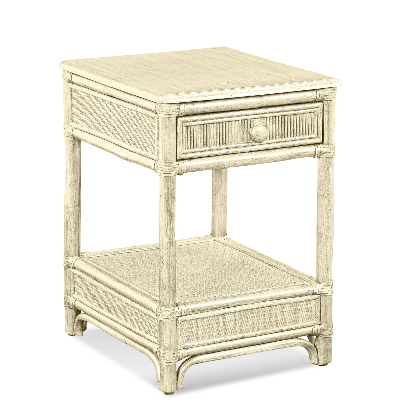 Summer Retreat Nightstand, Bisque