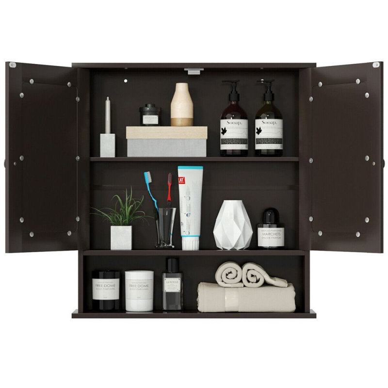 Barbro Bathroom Cabinet, Brown