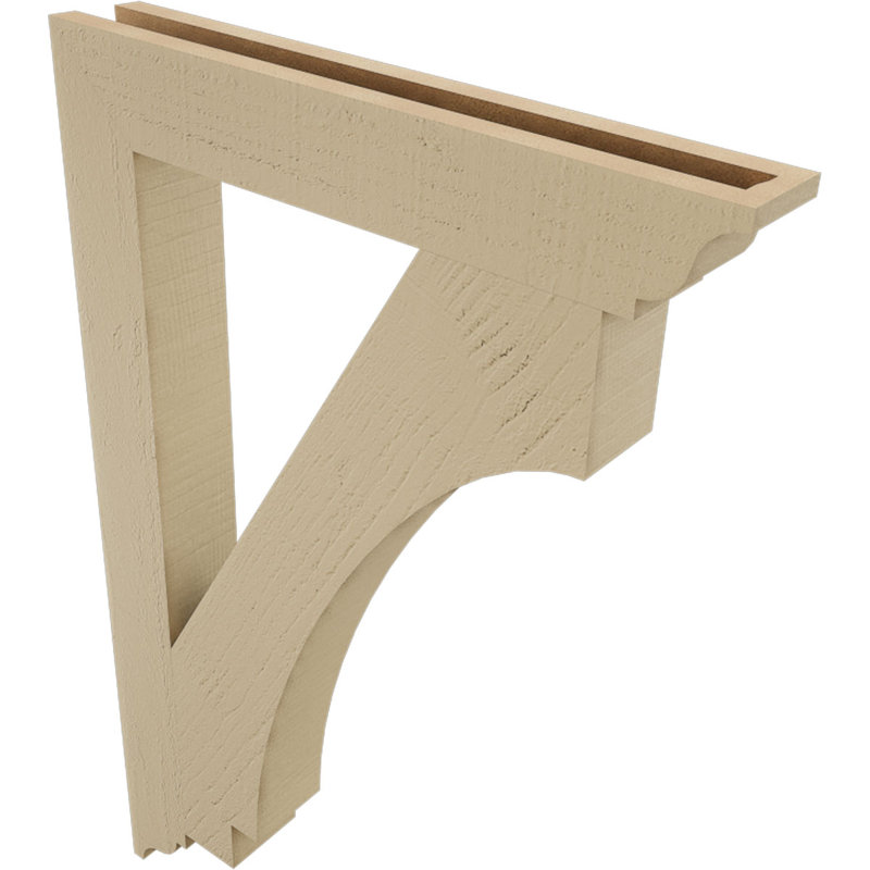 Support en bois de cèdre impérial traditionnel Imperial, H 36 po x l 3,5 po x P 24 po