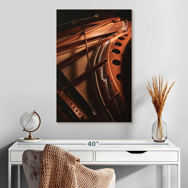 Abarca Piano Strings And Frame, 30" H x 20" W