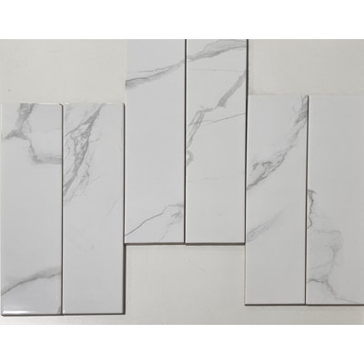 Blanc Carrara 4"x16" Subway Tile